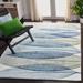 Blue/White 79 x 0.6 in Indoor Area Rug - Latitude Run® Abbie-Leigh Floral Ivory/Blue Area Rug Polypropylene | 79 W x 0.6 D in | Wayfair
