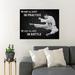 Trinx A Karate Man - The More You Sweat In Practice The Less You Bleed In Battle - 1 Piece Rectangle Graphic Art Print On Wrapped Canvas Canvas | Wayfair