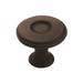 Amerock BP27026ART Porter Round Coles Cabinet Knob, Antique Rust Metal in Brown | 2.5 D in | Wayfair