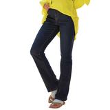 K Jordan High-Rise Bootcut Jean (Size 16W) Dark Vintage Wash, Cotton,Polyester,Elastine