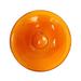 Achla Designs Reflective Crackle Glass Birdbath Bowl, 14 Inch Diameter, Mandarin Orange