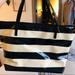 Kate Spade Bags | Cream/Black Striped Kate Spade Purse! | Color: Black/Cream | Size: Os