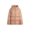 Women Puffy Jackets White Down Hat Thick Windproof Warm Hood Winter Down Women Ladies Parkas Padded Short Coat - Pink,XXXL,China