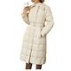 Minimalism Winter Coat Women Fashion 90%White Duck Down Women's Jacket Causal Thick Lapel Solid Women's Jacket - beige,L