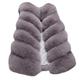 Womens Faux Fur Gilet Sleeveless Color Waistcoat Solid Winter Loose Vest Coat