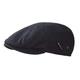 Wegener Gore-Tex flat cap with ear flaps made of 80% wool, 20% polyamide hat windproof, rainproof and breathable with quilted inner lining. Flat cap made in Europe - Grey - X-Small