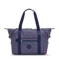 Kipling ART M, Travel Tote Bag, 58 cm, 26 L, 0.50 kg, Blue Geo Print