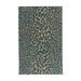 Blue/Green 120 x 0.39 in Area Rug - Langley Street® Elsberry Animal Print Handmade Tufted Wool Teal Area Rug Wool | 120 W x 0.39 D in | Wayfair