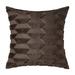 Everly Quinn Jamillette Square Faux Fur Pillow Cover & Insert Polyester/Polyfill/Faux Fur in Brown | 18 H x 18 W x 5 D in | Wayfair