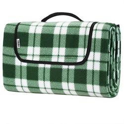 Detex - Couverture de pique-nique pliable avec poignée Pratique plaid Imperméable Thermo-isolant