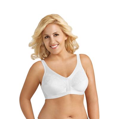 Plus Size Women's Fully®Side Shaping Lace Bra by Exquisite Form in White (Size 36 D)