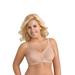 Plus Size Women's Fully®Side Shaping Lace Bra by Exquisite Form in Rose Beige (Size 42 DD)