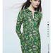 Zara Dresses | Green Floral Zara Dress | Color: Green | Size: S