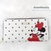 Kate Spade Bags | Disney Kate Spade New York Other Minnie Mouse Large Continental Wallet | Color: Black/White | Size: 3.9'' H X 7.6''W X 1.1'' D