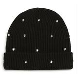 Kate Spade Accessories | Kate Spade Hats Off Bedazzled Beanie Cap Hat | Color: Black | Size: Os
