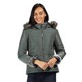 Regatta Womens Westlynn Insulated Quilted Hooded Jacket - Balsam Green - 14