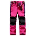 Windproof Waterproof Children Outdoor Kids Pants Boys Girls Soft Pants Warm Teens Snow Skiing Climbing Pants Sweatpants Enfant