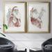 The Holiday Aisle® Ready for Christmas - 2 Piece Painting Print Set Paper in Gray/Green/Red | 42.5 H x 61 W x 1.5 D in | Wayfair