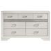 House of Hampton® Hoya 7 Drawer 63" W Double Dresser Wood in White | 38.75 H x 63 W x 16.5 D in | Wayfair 3ED4B237D5DB4862ACA2B30A73748848