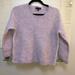 J. Crew Sweaters | J. Crew 100% Merino Wool Crew Neck Sweater With Zipper Sides | Color: Purple | Size: Xs