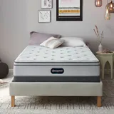 Beautyrest BR800 Plush Euro Top King Mattress Set- Low Profile 5.75'