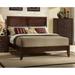 Winston Porter Wooden Queen Bed In Espresso Wood in Brown | 52 H x 80 W x 85 D in | Wayfair 928728000A33480FBDC387B991DDEB15