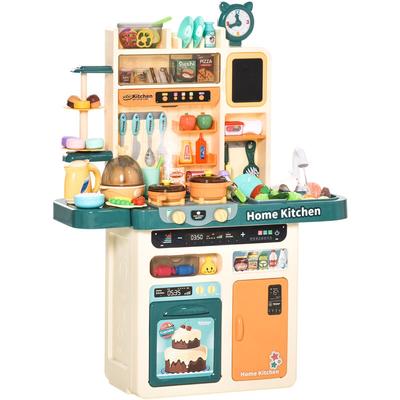 Homcom - Kinderküche Küchenspielzeug mit Zubehör 70 cm x 32 cm x 92,2 cm