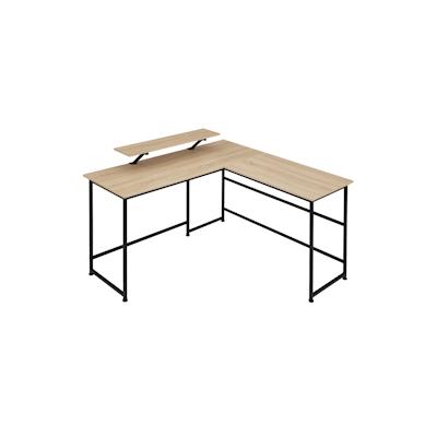 tectake Schreibtisch Melrose 140 x 130 x 76,5 cm