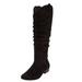 Wide Width Women's The Roderick Wide Calf Boot by Comfortview in Black (Size 7 1/2 W)