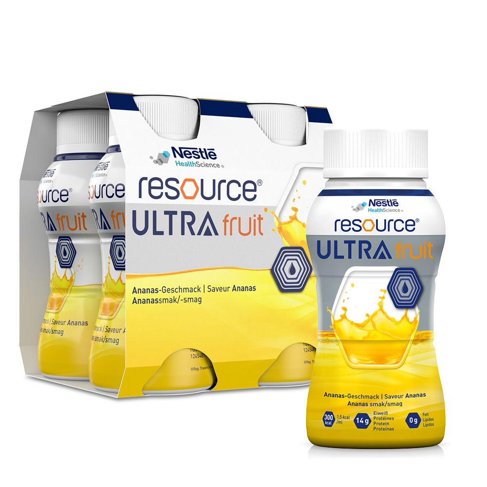 Resource Ultra Fruit Ananas flüssig 4x200 ml Flüssigkeit Image