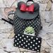 Kate Spade Bags | Minnie Mouse Black Backpack Polka Dot Large Bifold Wallet White Kate Spade | Color: Black/White | Size: 9.3'' H X 9.8'' W X 5.3'' D