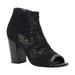 Jessica Simpson Shoes | Jessica Simpson Mesh Peep Toe Heels 7 | Color: Black | Size: 7