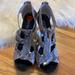 Michael Kors Shoes | Michael Kors Heels Zipper Leather Snake Heels Sand 9.5 | Color: Brown/Tan | Size: 9.5