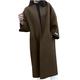 UEsent Winter Trench Coat Long Sleeve Long Temperament Coat Women's Overcoat Plain Cardigan Jacket Slim Coat Wool Coat