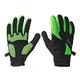 Jianghuayunchuanri Winter Cycling Gloves Windproof Winter Outdoor Windproof Gloves Full-Finger Touch Screen Cycling Gloves for Hiking Driving Climbing (Color : Green, Size : L)