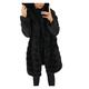 Womens Faux-Fur' Gilet Long Sleeve Waistcoat Body Warmer Jacket Coat Outwear Down jacket