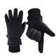 Jianghuayunchuanri Winter Cycling Gloves Windproof Winter Gloves Low Temperature Resistant Thickened Cycling Motorcycle Gloves for Hiking Driving Climbing (Color : Black, Size : M)