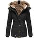 Womens Winter Lapel Button Long Trench Coat Jacket Ladies Overcoat Outwear Rain jacket women