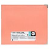 We R Classic Leather 3-Ring Album 12 x 12 Coral