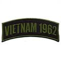 Hot Leathers VIETNAM 1962 Embroidered Iron-On / Saw-On Rayon PATCH - 4 x 1