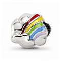 925 Sterling Silver Reflections Enamel Rainbow Bead; for Adults and Teens; for Women and Men