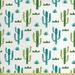 Cactus Fabric by the Yard Watercolor Style Botanical Pattern with Prickle Plant Cacti and Herbs Image Decorative Upholstery Fabric for Sofas and Home Accents Multicolor by Ambesonne