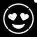 Glimmer Body Art Glimmer Tattoo Stencil - Emoji Lovestruck (5/pk)