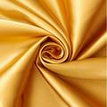 Stretch Charmeuse Satin Polyester Fabric for Wedding Dress by The Yard (Gold)
