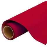 Threadart Red 20 Wide Heat Transfer Vinyl Film HTV | Solid Color | Custom Cut Roll 20 Wide By The Yard | Compatible with Cricut Explore and Maker Silhouette Cameo & Large Format Cutters
