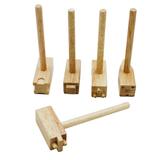 Creativity Street Wood Clay Hammers Set of 5