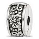 925 Sterling Silver Reflections Hinged Floral Clip Bead; for Adults and Teens; for Women and Men