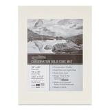 Crescent Select Conservation Solids Pre-Cut Mat - Antique White 4 ply 18 x 24