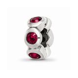 925 Sterling Silver Reflections October Preciosa Crystal Birthstone Bead; for Adults and Teens; for Women and Men