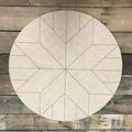 18 Circle Quilt Pattern 5 Unfinished Wood Cutout Paint by Line Build-A-Cross